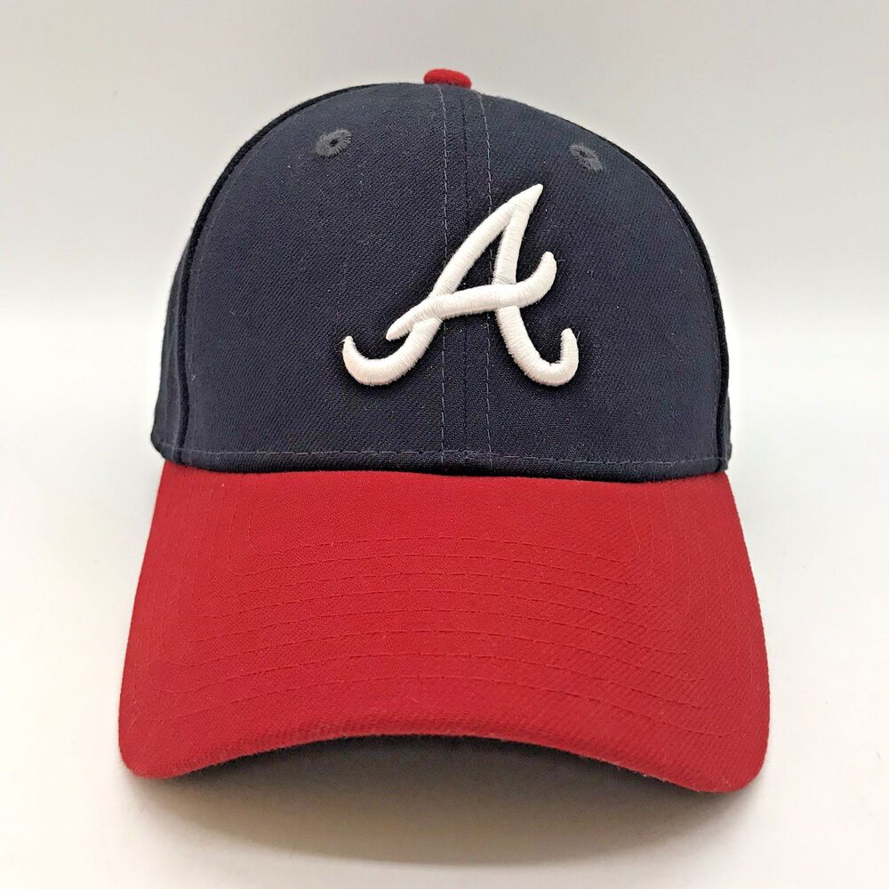 Atlanta Braves MLB Ball Cap New Era 9Fourty Genuine Merchandise Strapback Hat